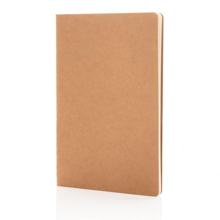A5 FSC® standard softcover notitieboek, bruin - 1