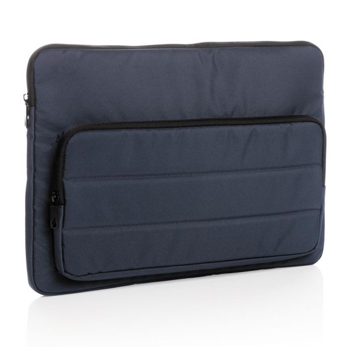 Impact AWARE™ RPET 15,6" laptophoes, donkerblauw - 1