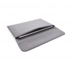 Magnetisch sluitende 15.6" laptop sleeve PVC-vrij, grijs - 1