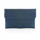 Magnetisch sluitende 15.6" laptop sleeve PVC-vrij, blauw - 2