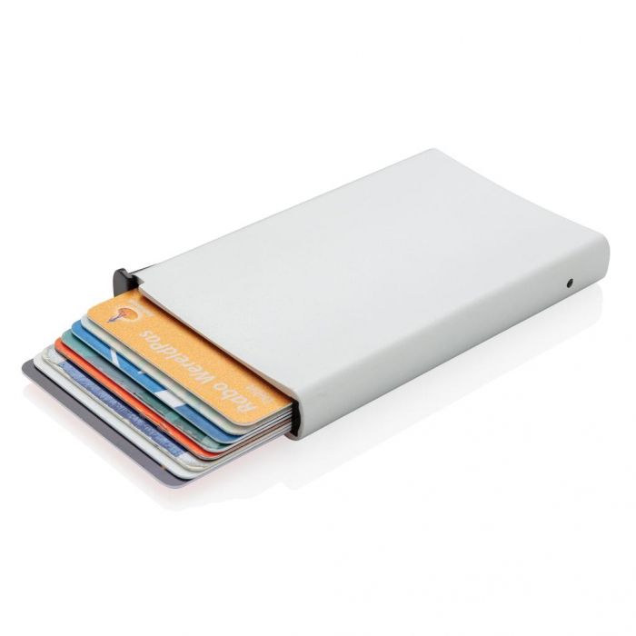Standaard aluminum RFID kaarthouder, zilver - 1