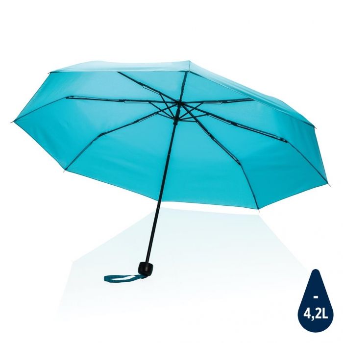 20.5" Impact AWARE™ RPET 190T mini paraplu, blauw - 1