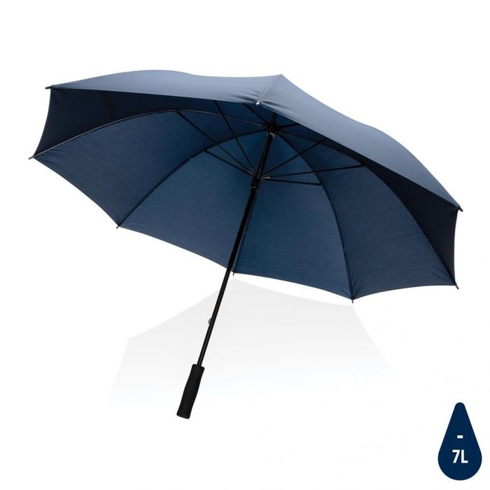 30" Impact AWARE™ RPET 190T storm proof paraplu, donkerblauw - 1