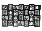 Photo frame 28 in 1 MDF black