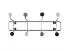 Hat rack Saturnus with bk, wh & si assorted balls