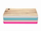 Cutting board Edgy Colour wood 4 ass. colours