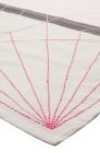 Tea towel Crane blush colours, neon pink accent - 2
