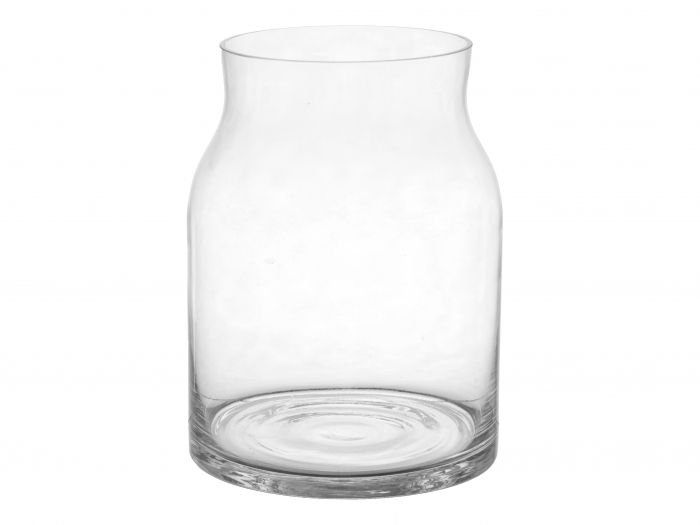 Vase Sturdy clear transparent glass - 1