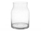Vase Sturdy clear transparent glass