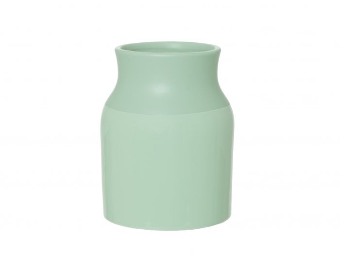 Vase Sturdy Dipped ceramic mint green - 1