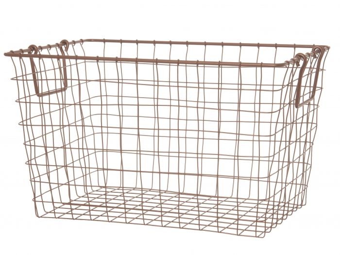 Basket Linea large copper - 1