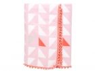 Fleece rug Triangles pink, Design Studio Stijll - 2