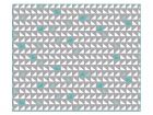 Fleece rug Triangles grey, Design Studio Stijll