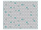 Fleece rug Triangles grey, Design Studio Stijll