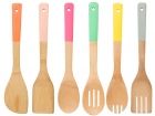 Utensils set Dip-it! bamboo assorted