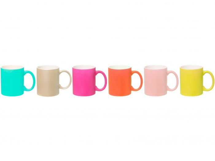 Mugs Sorbet Pop ceramic assorted, D. 8cm, H. 10cm - 1