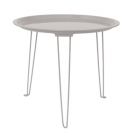 Side table Tray iron mouse grey