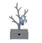 Jewellery Tree w. drawer grey - 2