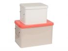 Storage boxes set Colour metal, BOX32 Design - 1