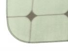 Fleece blanket Tiles grayed jade - 3