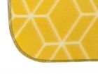 Fleece blanket Hexagon yellow - 3