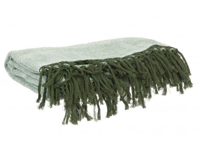 Blanket Weaved Raster jungle green - 1