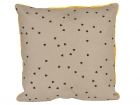 Cushion Confetti Hearts grey square, BOX32 Design - 1