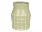 Vase Tiles ceramic grayed jade carved medium