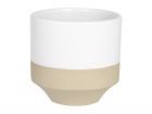 Plant pot Native large light silt w. white