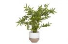 Plant pot Native large light silt w. white - 2