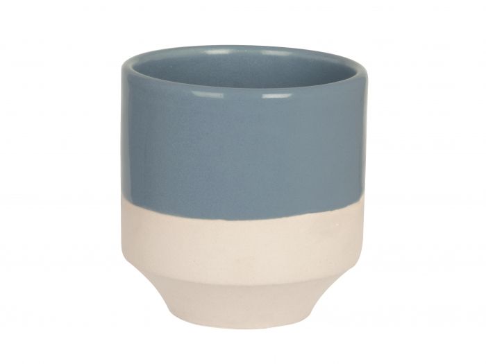 Plant pot Native small light silt w. jeans blue - 1