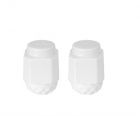 Pepper & Salt set Double Trouble clay white