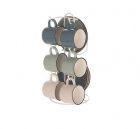 Espresso set Nostalgia ceramic w. metal stand