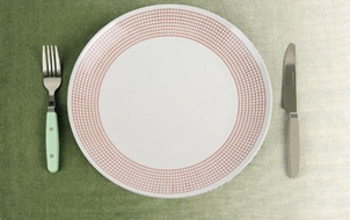 Place mat Ombre jade green - 1