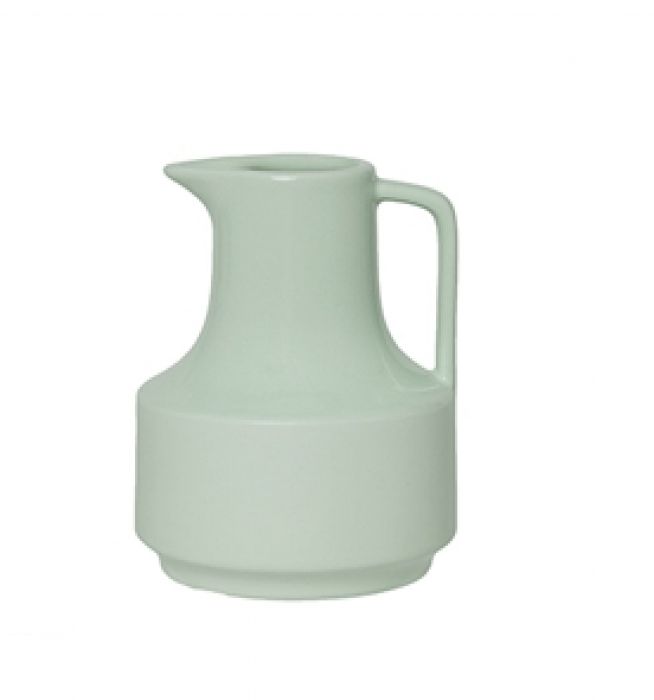 Jug Fifty ceramic grayed jade - 1