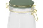 Storage jar Candy glass large, jungle green lid - 2