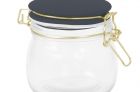 Storage jar Candy glass small, night blue lid - 2
