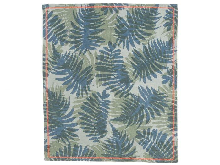 Tea towel Jungle cotton green - 1