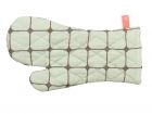 Oven glove Tiles cotton grayed jade