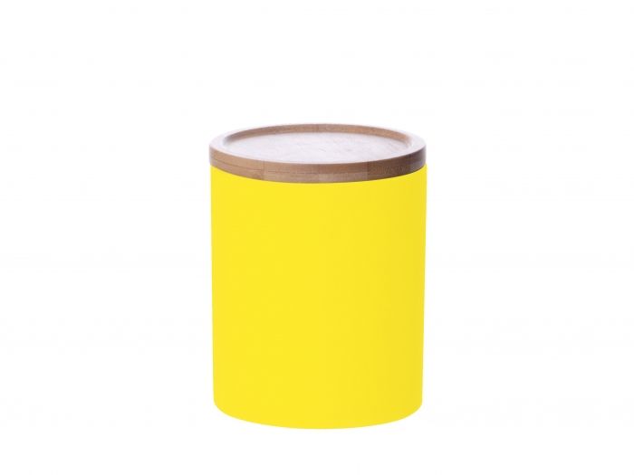 Canister Silk lemon yellow medium - 1