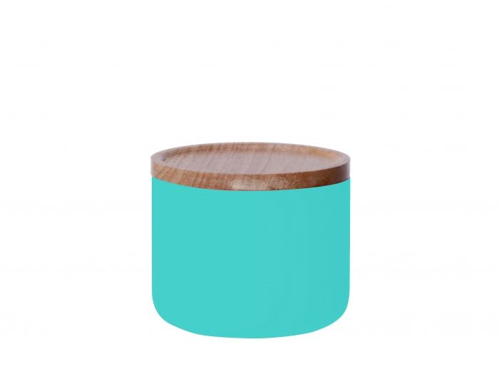 Canister Silk sea green small - 1