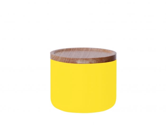 Canister Silk lemon yellow small - 1