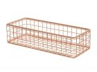 Basket set Wired Raster steel copper plated - 3