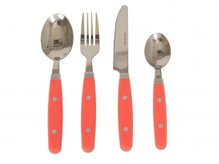 Cutlery set Colour Blocking neon orange - 1