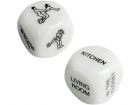 Dice set Kama Sutra white