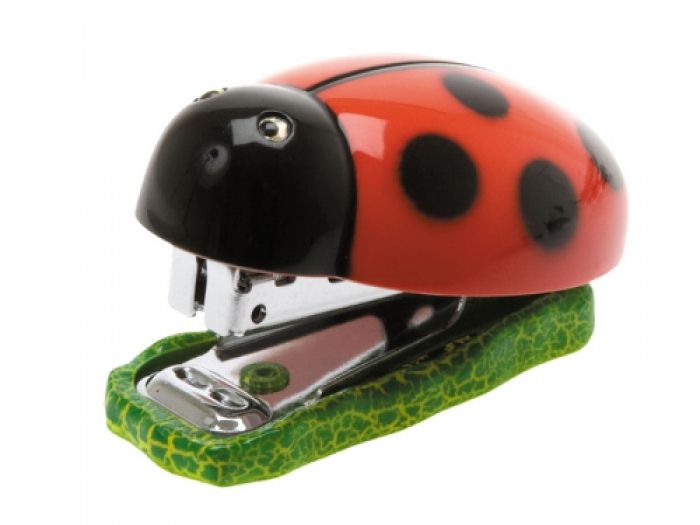 Stapler Ladybird red, L. 5,5cm - 1