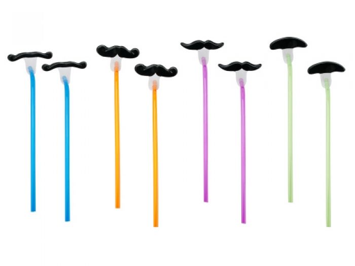 Straws Moustaches ass., Design Cassie Björk - 1