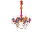 Lamp Chandelier Gypsy coloured arms, 6 arms