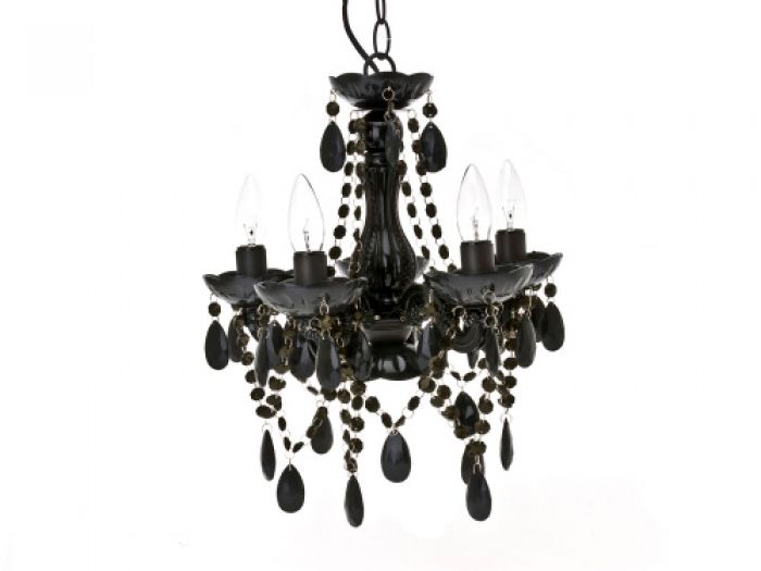 Lamp chandelier Gypsy small black, 5 arms - 1