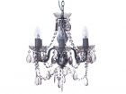 Lamp Chandelier Gypsy small smokey grey, 6 arms